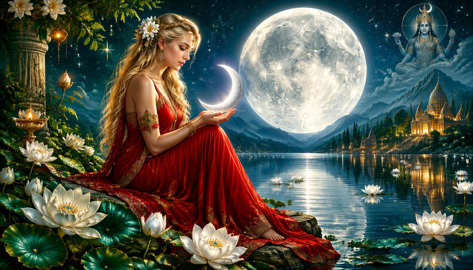 Luna (Čandra) v vedski astrologiji
