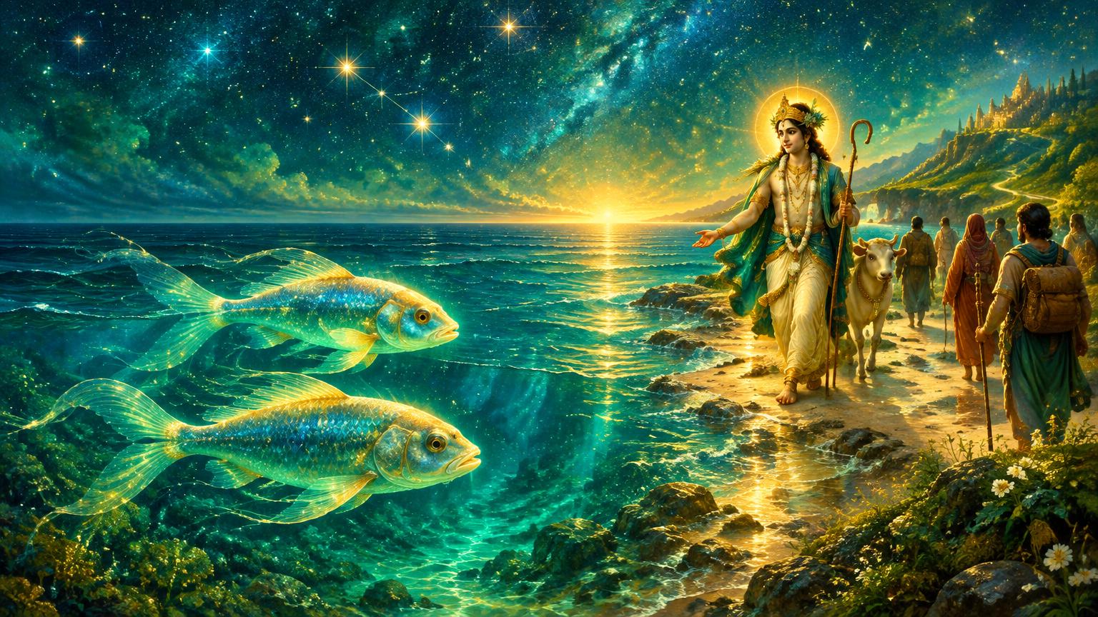 Nakšatra Revati — Riba ali boben